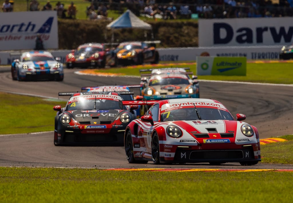 Tim Miles with McElrea Racing in the Porsche Carrera Cup at Darwin 2022