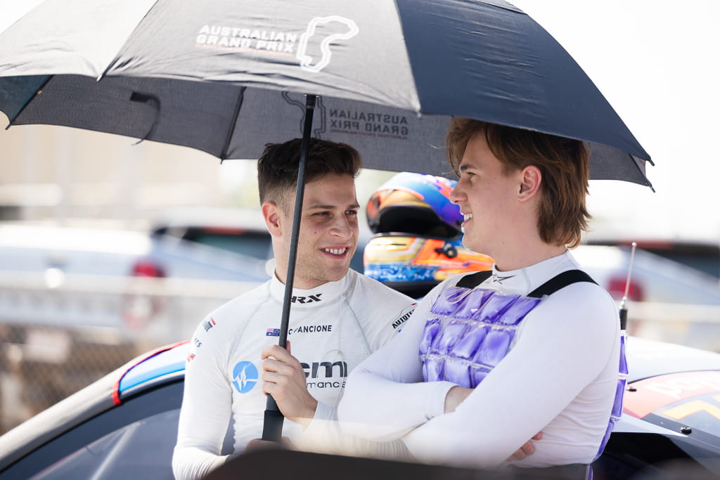 McElrea Racing drivers at Hidden Valley Raceway 2022