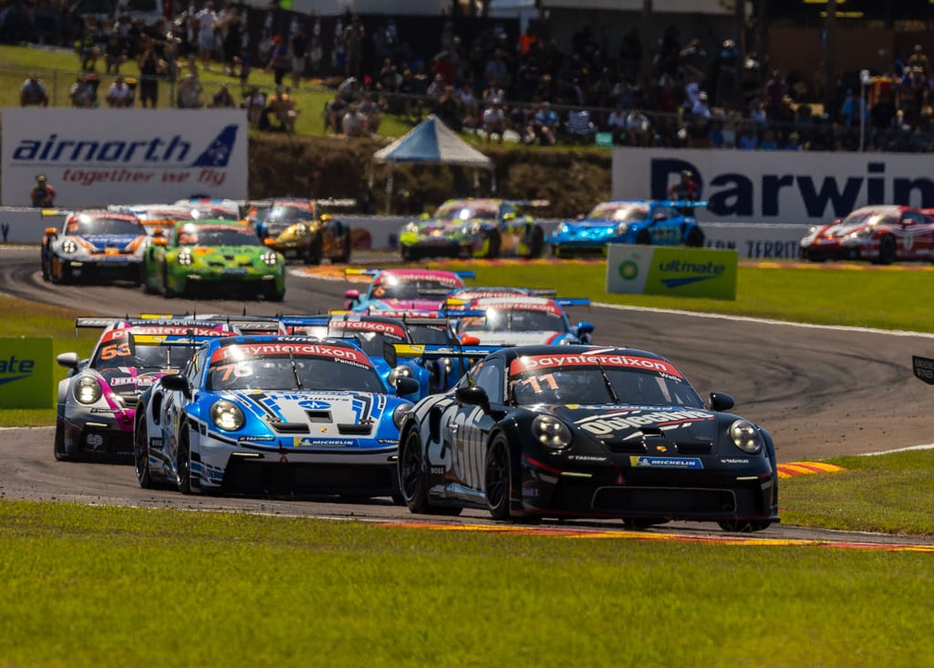 Jackson Walls with McElrea Racing in the Porsche Carrera Cup at Darwin 2022