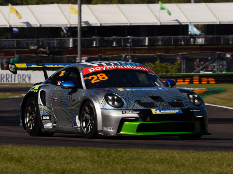 Bayley Hall #28 racing at Hidden Valley Raceway 2022