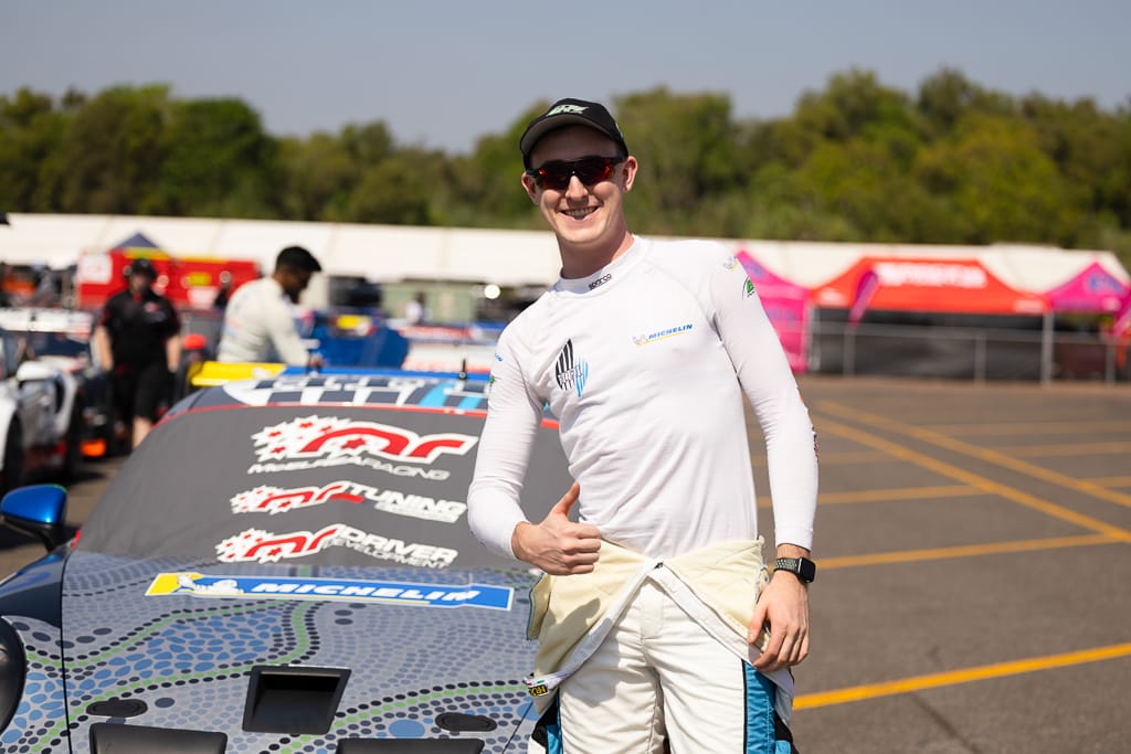 Bayley Hall with McElrea Racing in the Porsche Carrera Cup at Darwin 2022