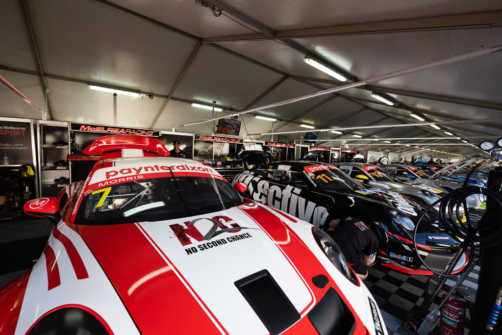 McElrea Racing in the Porsche Carrera Cup at Darwin 2022