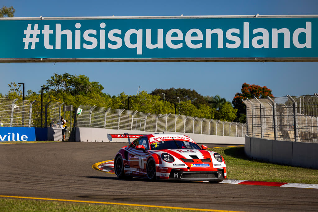 Tim Miles with McElrea Racing in the Porsche Carrera Cup at Townsville 2022