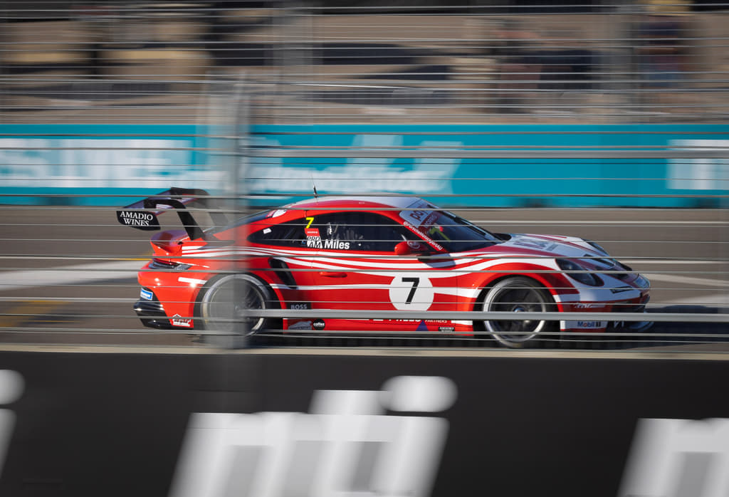 Tim Miles with McElrea Racing in the Porsche Carrera Cup at Townsville 2022