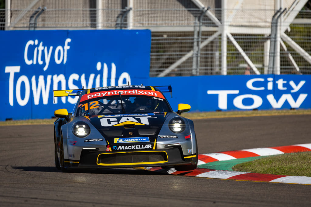 Harri Jones with McElrea Racing in the Porsche Carrera Cup at Townsville 2022