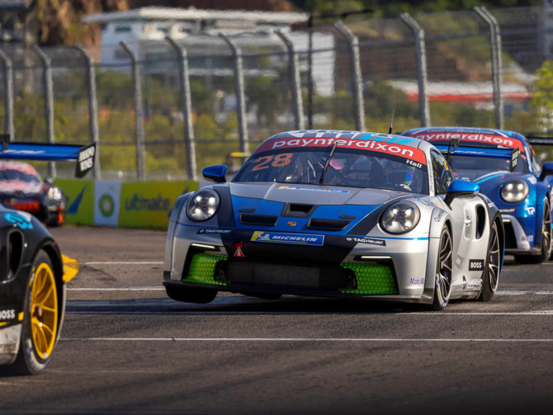 Bayley Hall #28 racing at Townsville Street Circuit 2022