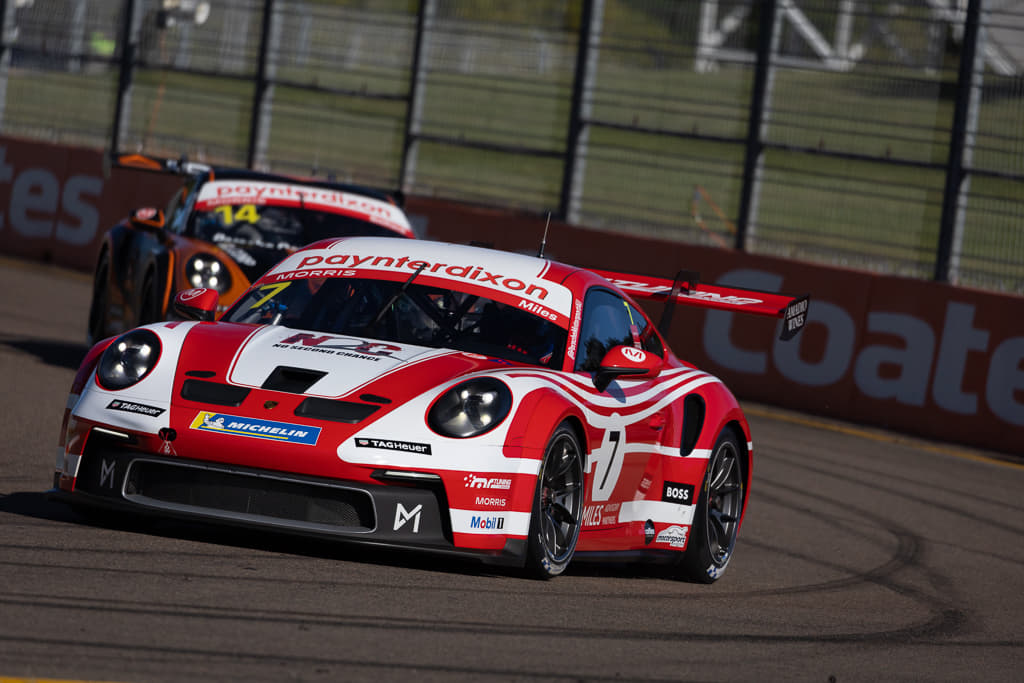 Tim Miles with McElrea Racing in the Porsche Carrera Cup at Townsville 2022