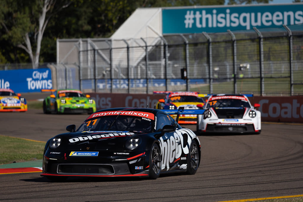 Jackson Walls with McElrea Racing in the Porsche Carrera Cup at Townsville 2022