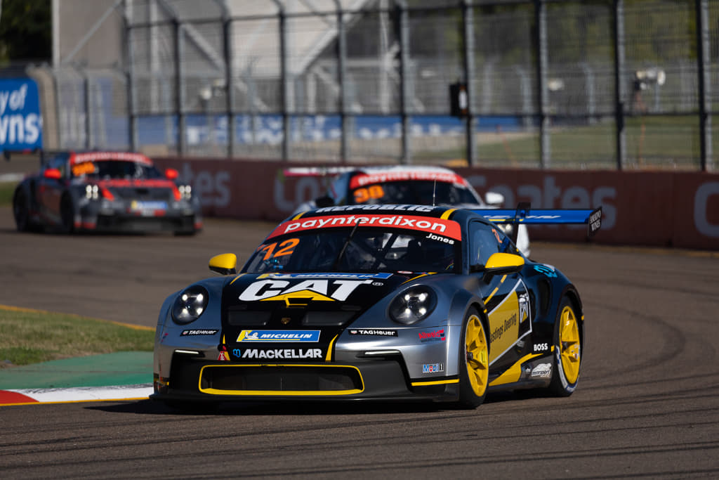 Harri Jones with McElrea Racing in the Porsche Carrera Cup at Townsville 2022