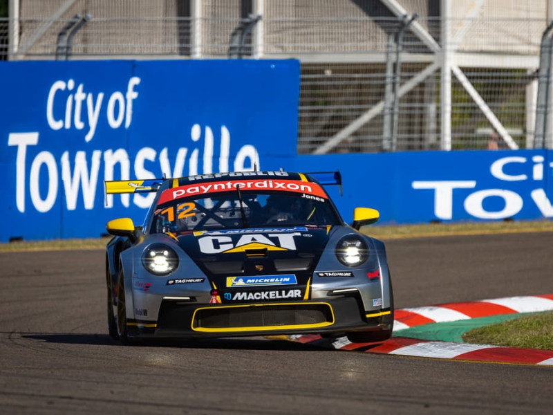 Harri Jones #12 racing at Townsville Street Circuit 2022