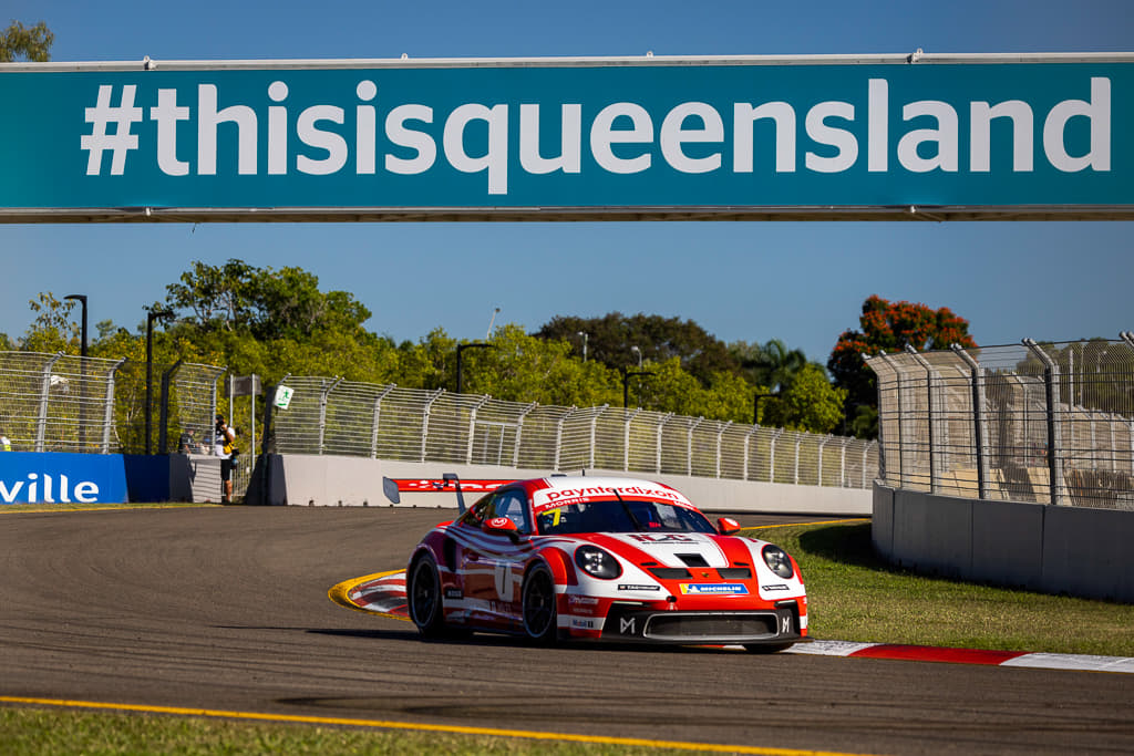 Tim Miles #7 racing at Townsville Street Circuit 2022
