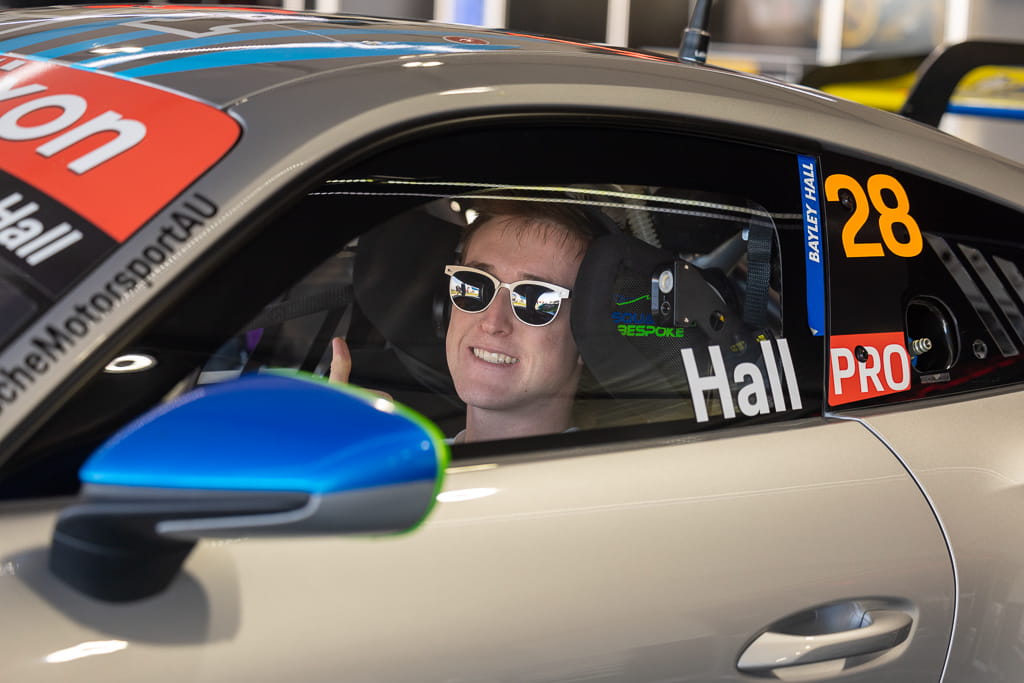 Bayley Hall #28 racing at The Bend Motorsport Park 2022