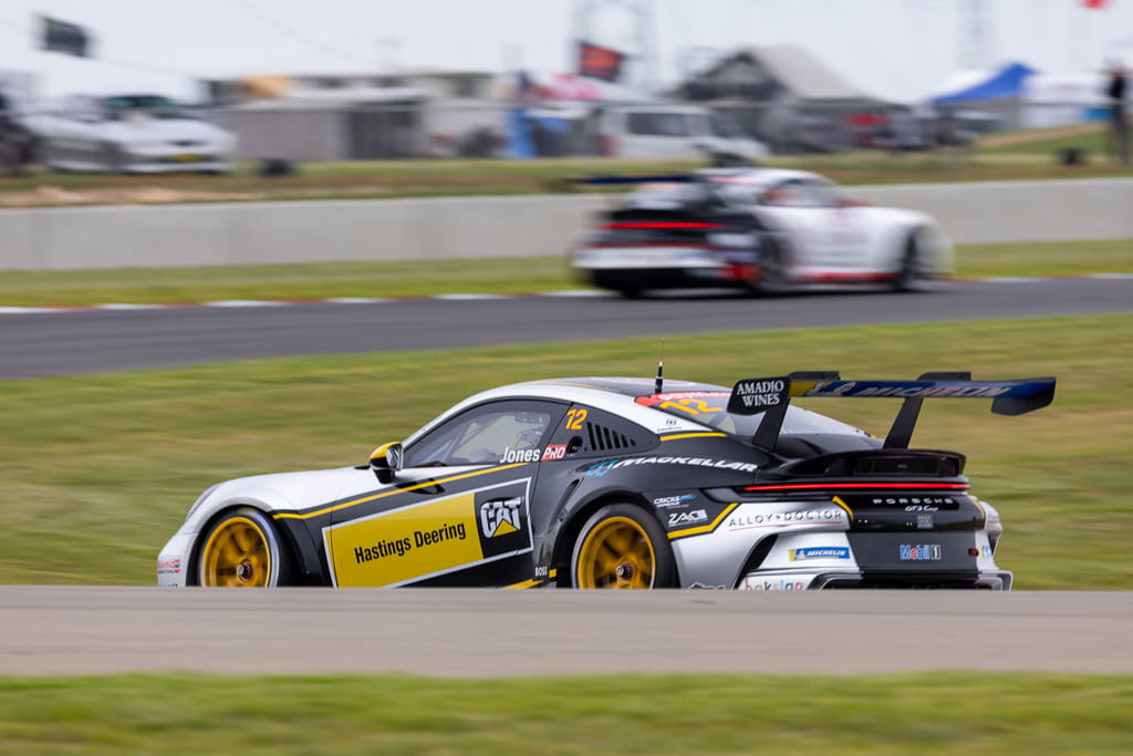 Harri Jones with McElrea Racing in the Porsche Carrera Cup at The Bend South Australia 2022