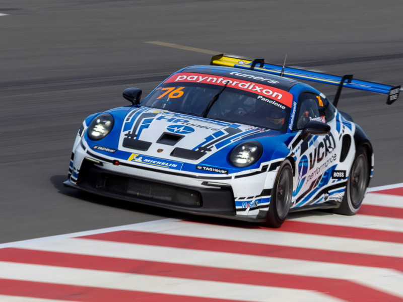 Christian Pancione #76 racing at The Bend Motorsport Park 2022