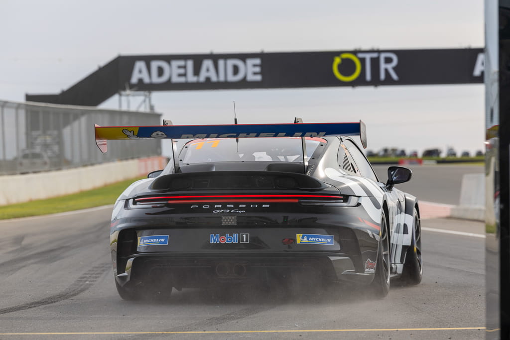 Jackson Walls #11 racing at The Bend Motorsport Park 2022