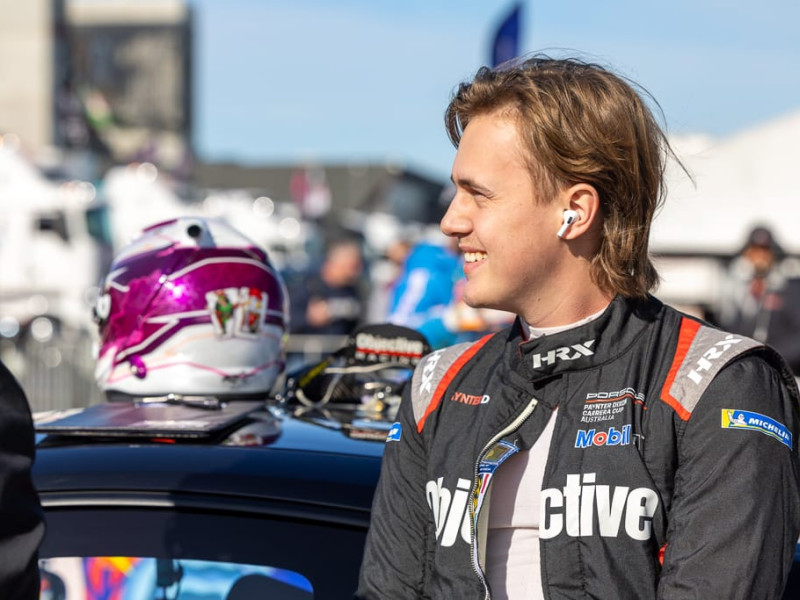 Jackson Walls #11 racing at The Bend Motorsport Park 2022