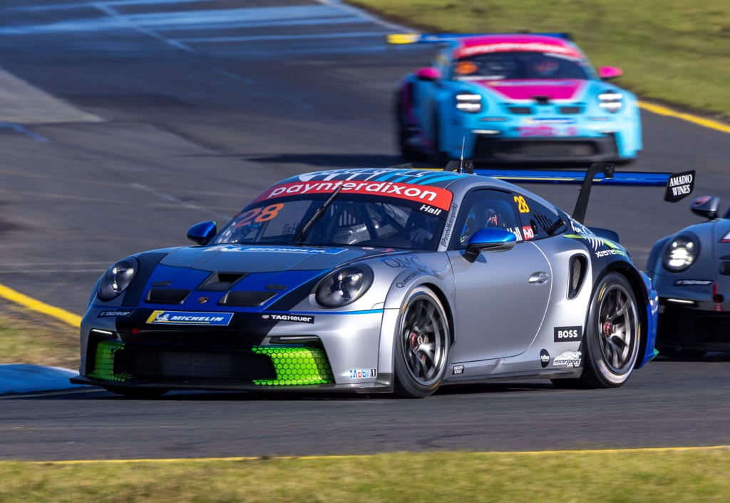 Bayley Hall with McElrea Racing in the Porsche Carrera Cup at Sandown Raceway 2022