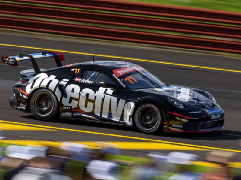 Jackson Walls #11 racing at Sandown International Raceway 2022