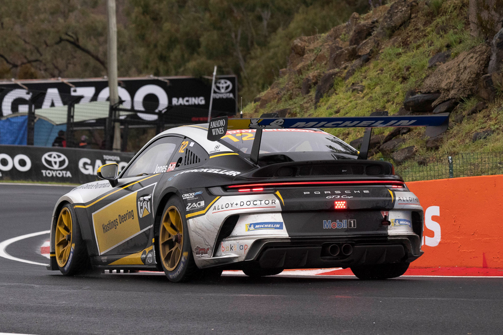 Harri Jones with McElrea Racing in the Porsche Carrera Cup at Bathurst 2022