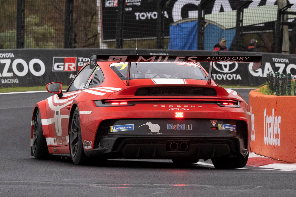 Tim Miles #7 racing at Mount Panorama Circuit Bathurst 2022