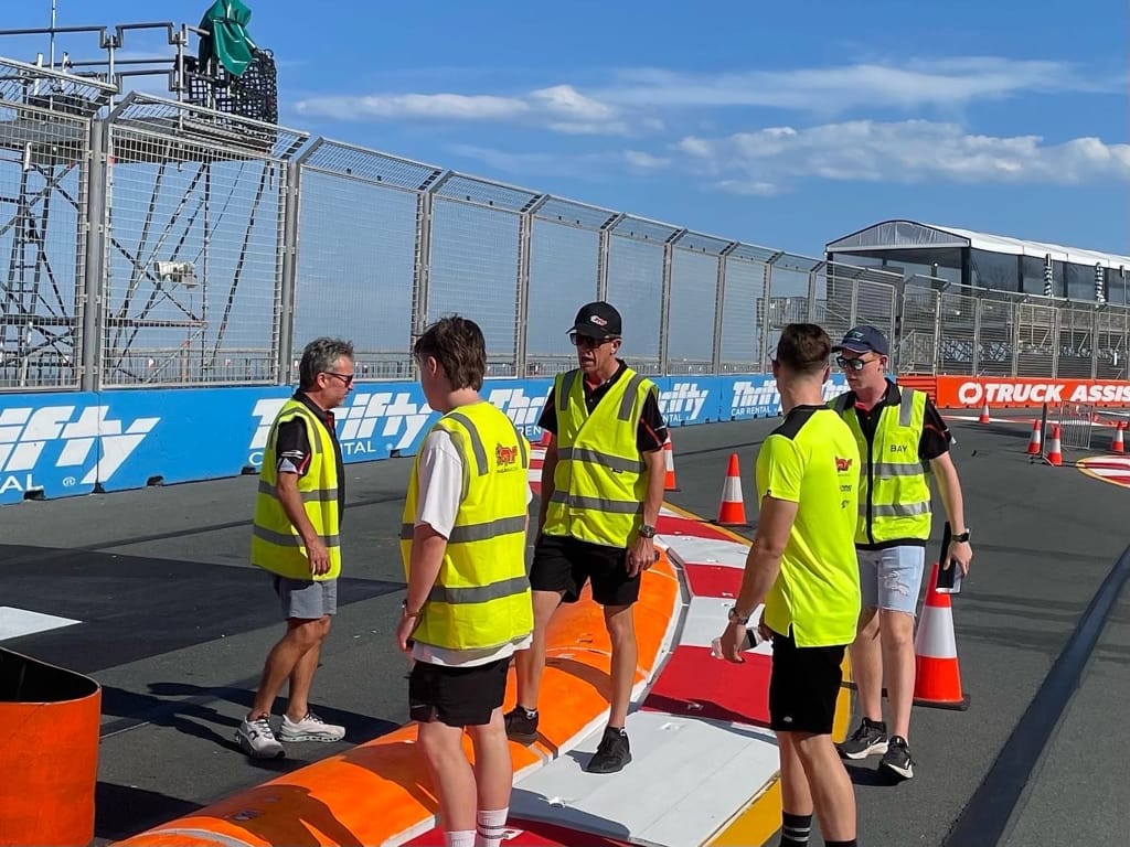 McElrea Racing drivers at Surfers Paradise Street Circuit 2022