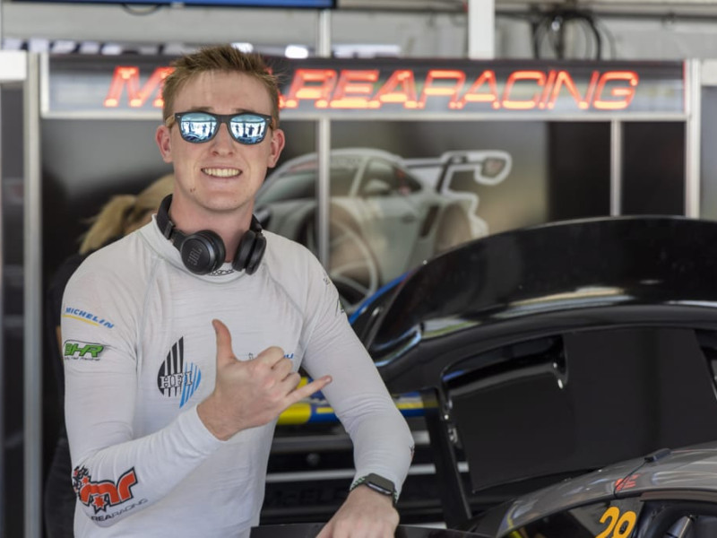 Bayley Hall #28 racing at Surfers Paradise Street Circuit 2022