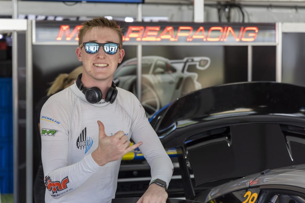 Bayley Hall #28 racing at Surfers Paradise Street Circuit 2022