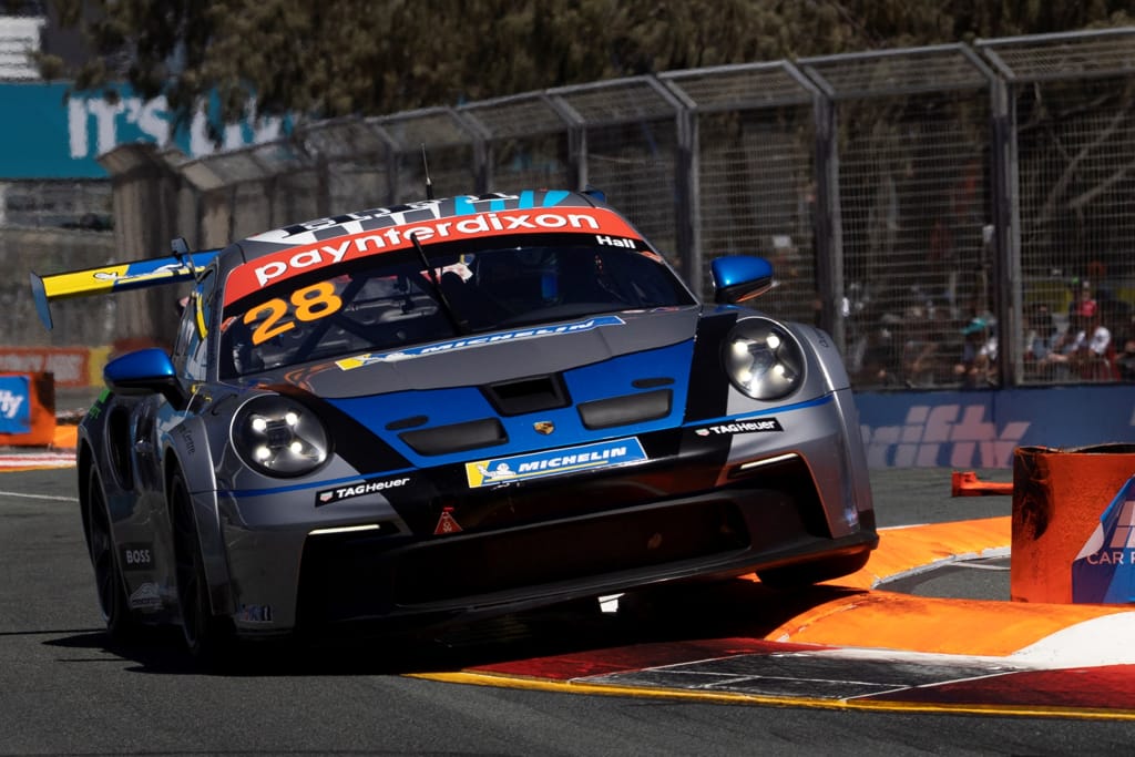 Bayley Hall #28 racing at Surfers Paradise Street Circuit 2022