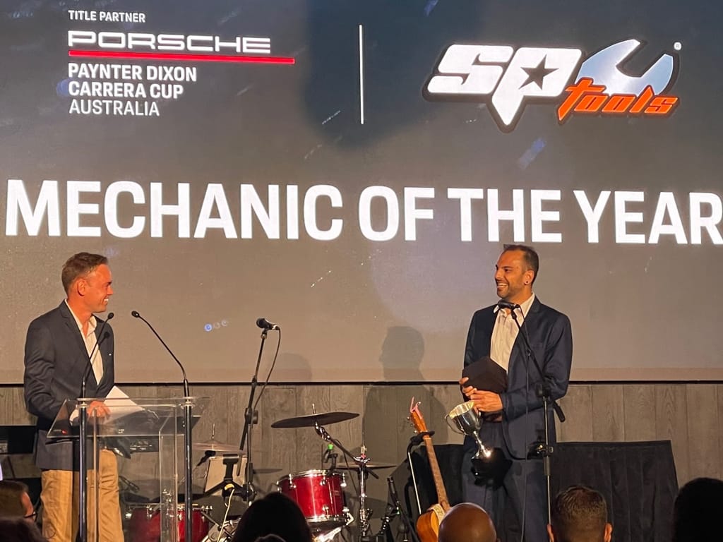 McElrea Racing crew Stewart Notley-Smith at Surfers Paradise Street Circuit 2022