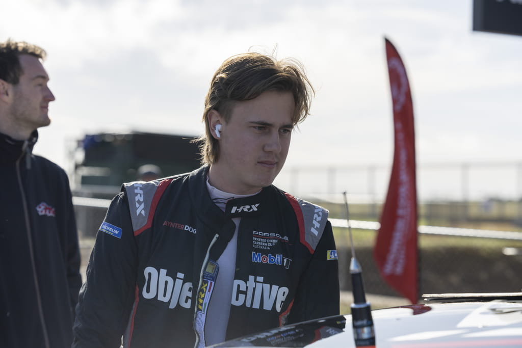 Jackson Walls with McElrea Racing in the Porsche Carrera Cup at Surfers Paradise 2022