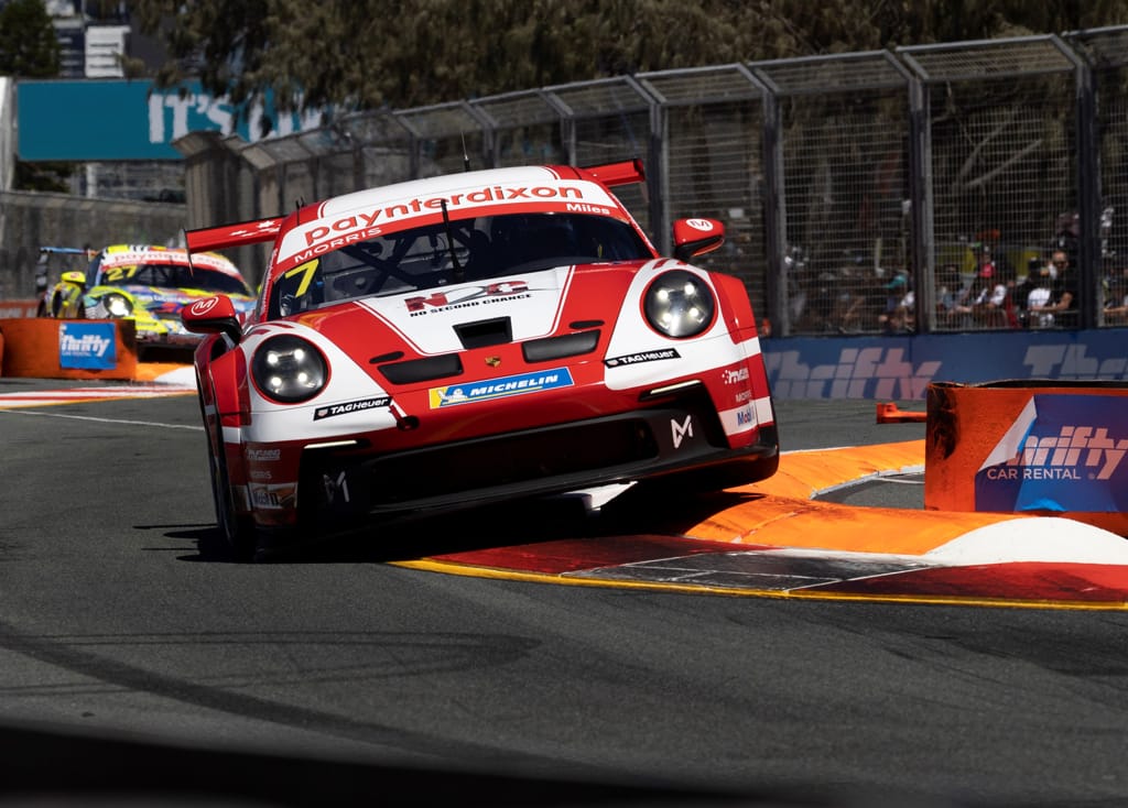 Tim Miles with McElrea Racing in the Porsche Carrera Cup at Surfers Paradise 2022