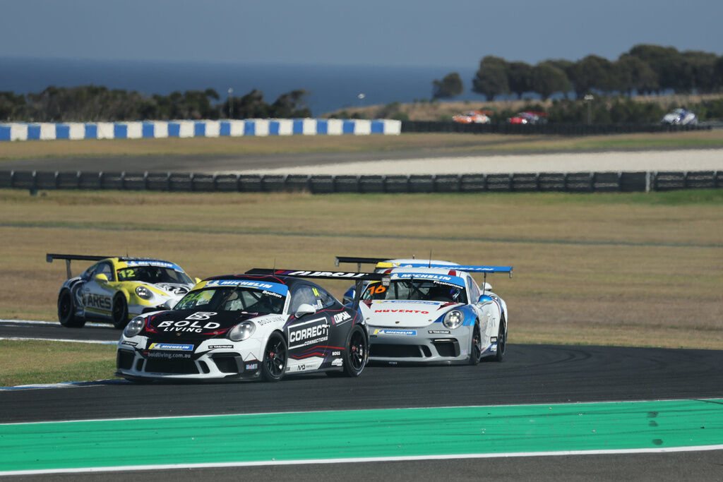 Brett Boulton with McElrea Racing in the Michelin Sprint Challenge Round 1 at Phillip Island 2023