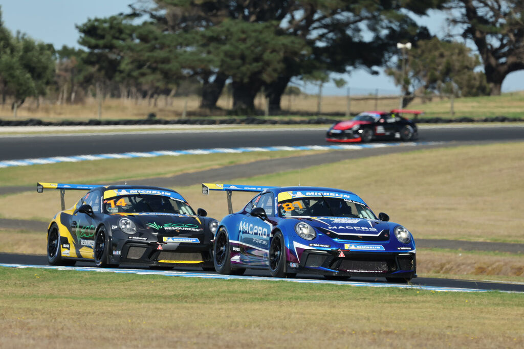 Tom McLennan with McElrea Racing in the Michelin Sprint Challenge Round 1 at Phillip Island 2023