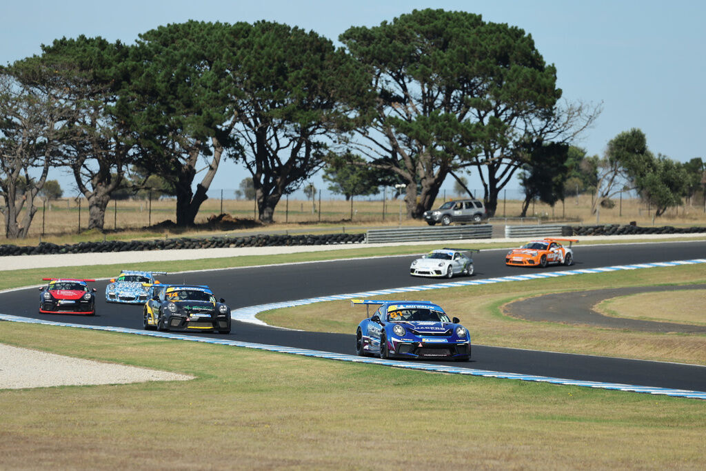 Tom McLennan with McElrea Racing in the Michelin Sprint Challenge Round 1 at Phillip Island 2023