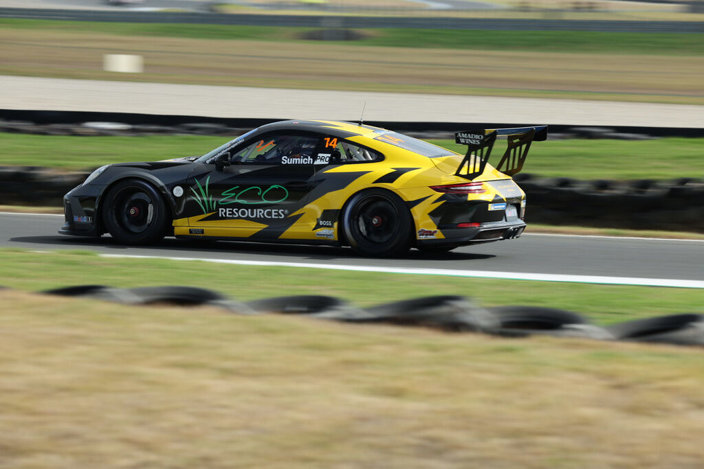 Caleb Sumich #14 racing at Phillip Island Circuit 2023