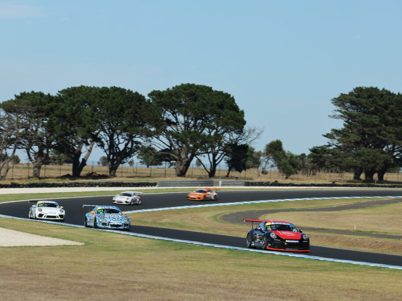 Richard Cowen #2 racing at Phillip Island Circuit 2023