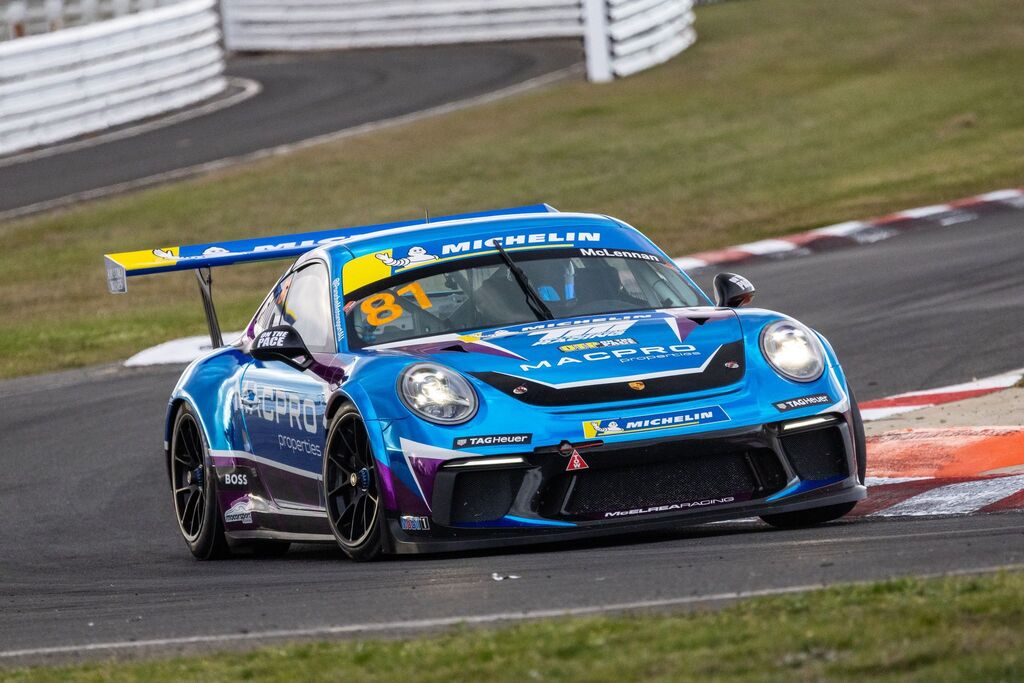 Tom McLennan with McElrea Racing in the Michelin Sprint Challenge Round 2 at Symmons Plains 2023