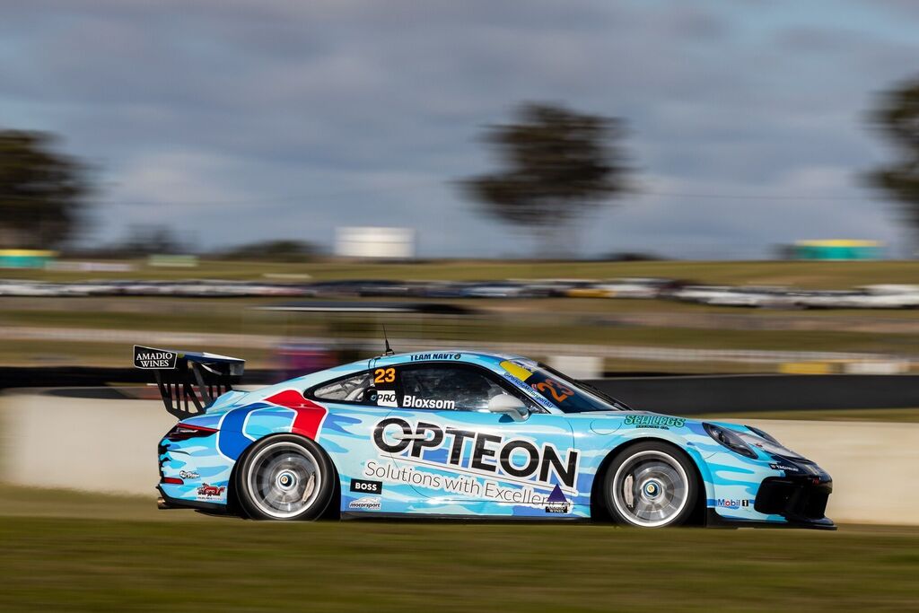 Lockie Bloxsom with McElrea Racing in the Michelin Sprint Challenge Round 2 at Symmons Plains 2023