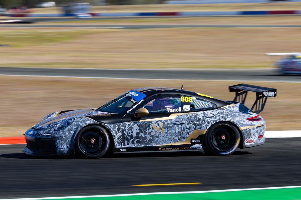 Ramu Farrell with McElrea Racing in the Michelin Sprint Challenge Round 4 at Queensland Raceway 2023