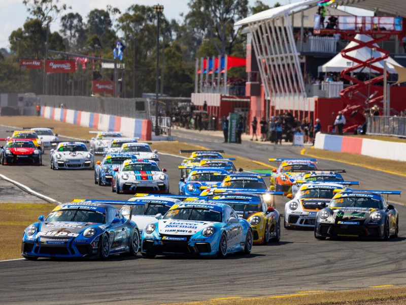 McElrea Racing drivers at Queensland Raceway 2023