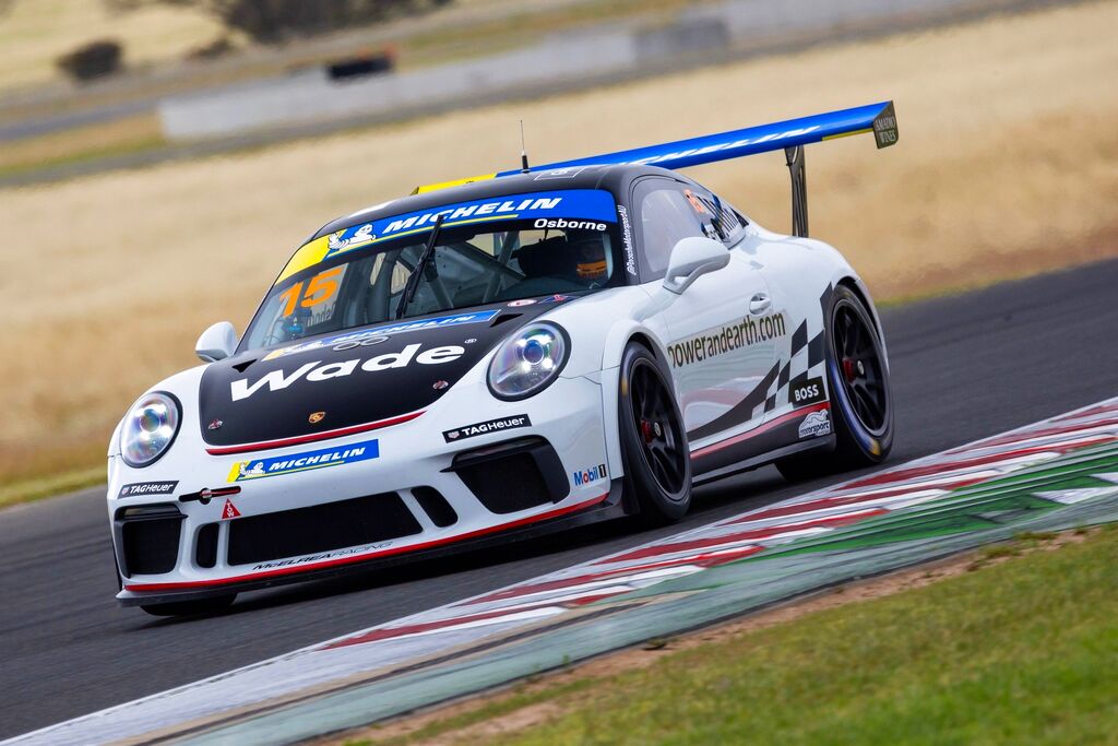 Clay Osborne with McElrea Racing in the Michelin Sprint Challenge Round 5 at The Bend in South Australia 2023