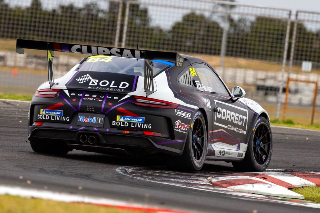 Brett Boulton #84 racing at The Bend Motorsport Park 2023