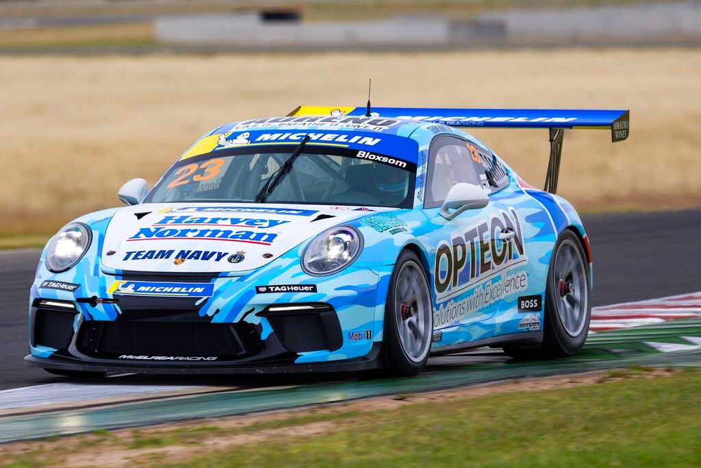 Lockie Bloxsom with McElrea Racing in the Michelin Sprint Challenge Round 5 at The Bend in South Australia 2023