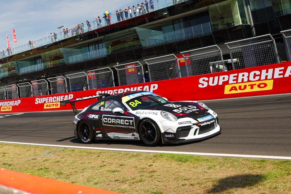 Brett Boulton #84 racing at Mount Panorama Circuit Bathurst 2023