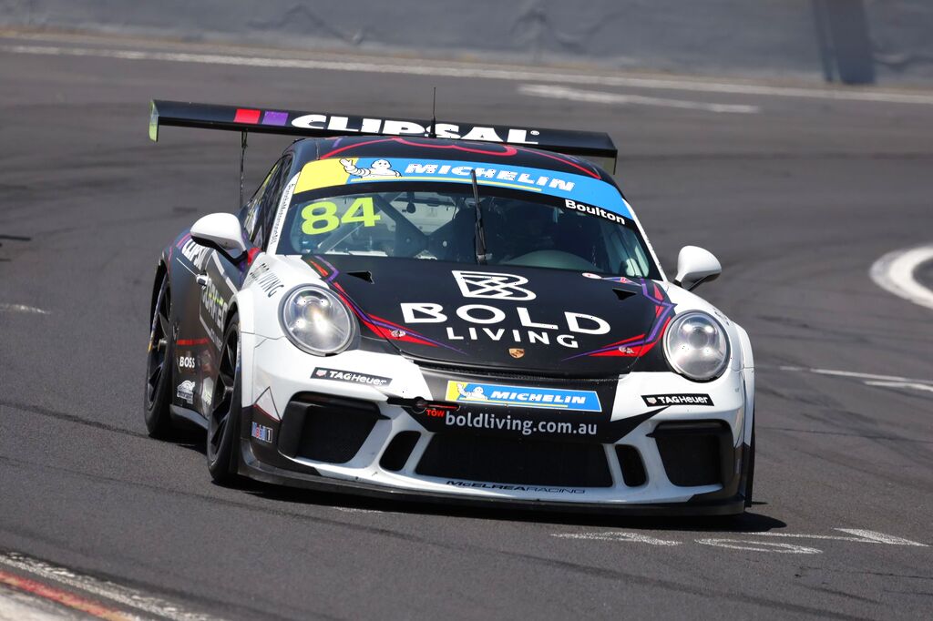 Brett Boulton #84 racing at Mount Panorama Circuit Bathurst 2023