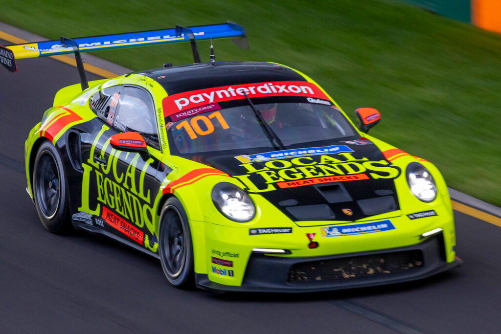 Ryder Quinn with McElrea Racing in the Porsche Carrera Cup Australia at the Australian Grand Prix 2023