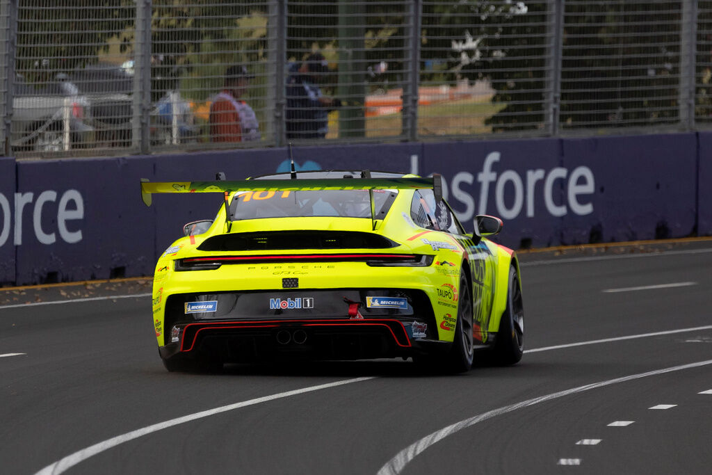 Ryder Quinn with McElrea Racing in the Porsche Carrera Cup Australia at the Australian Grand Prix 2023