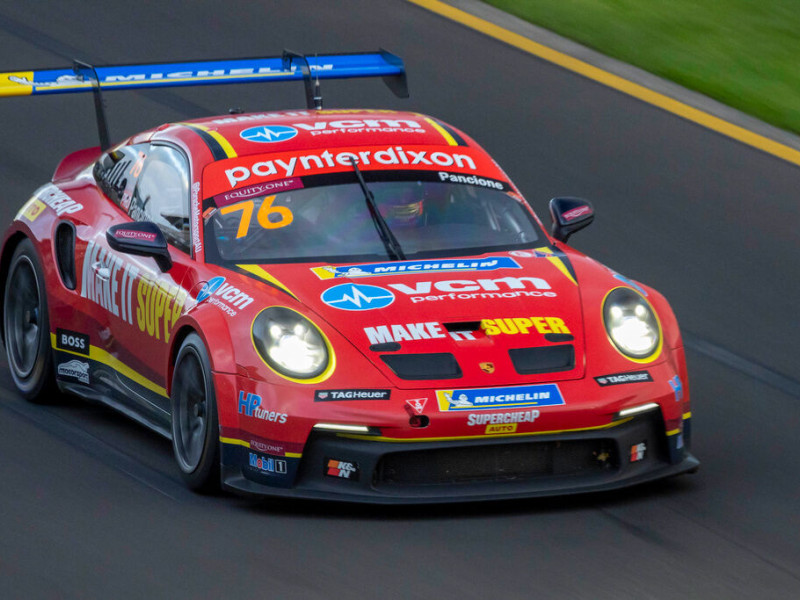 Christian Pancione #76 racing at Australian Grand Prix 2023