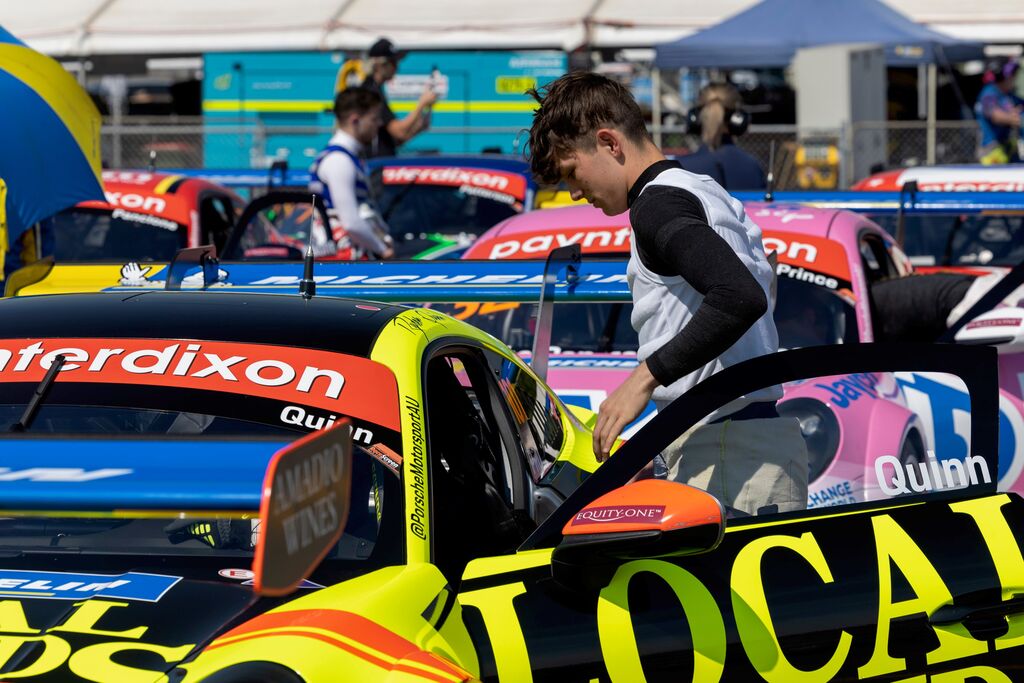 Ryder Quinn with McElrea Racing in the Porsche Carrera Cup Australia at Hidden Valley Darwin 2023