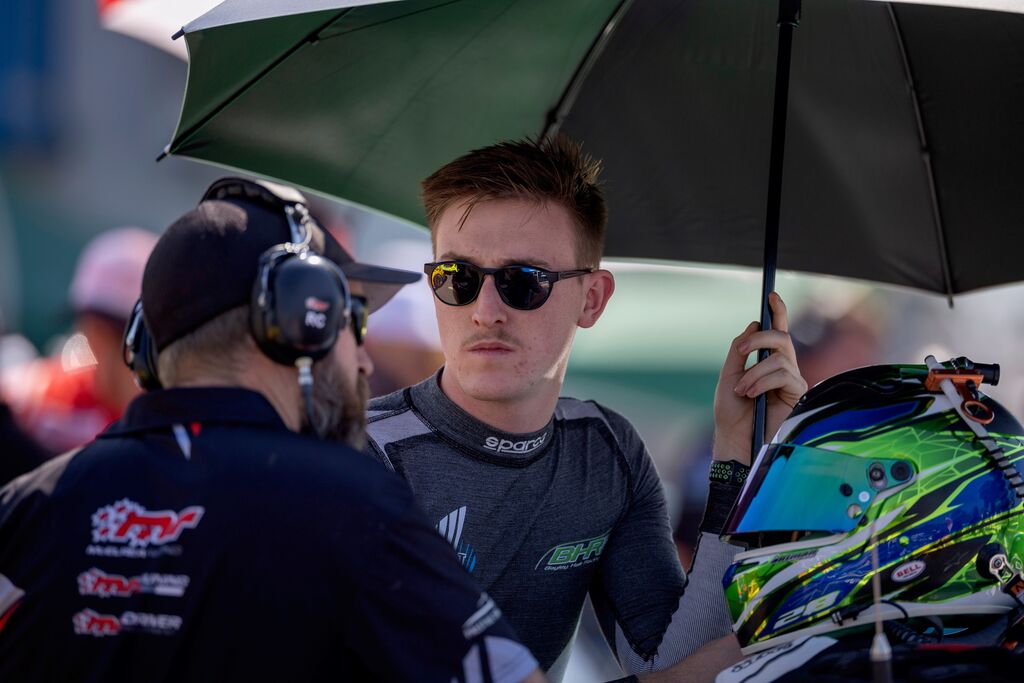 Bayley Hall #28 racing at Hidden Valley Raceway 2023